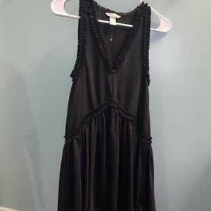 Brand new ruffle v- cut dress